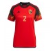 Belgien Toby Alderweireld #2 Replika Hjemmebanetrøje Dame VM 2022 Kortærmet